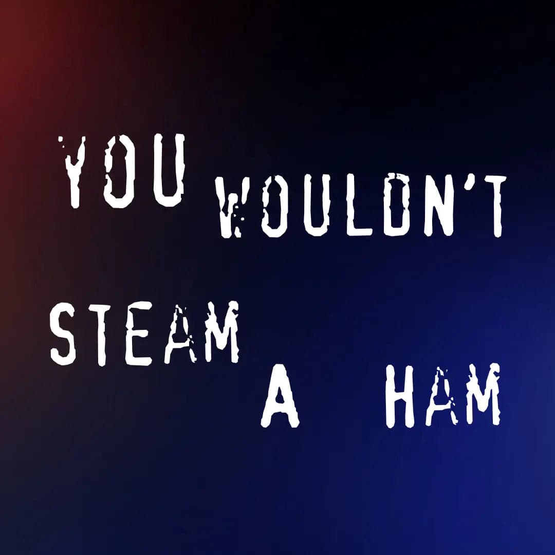 You wouldn't steam a ham โ a subtle Simpsons reference tee